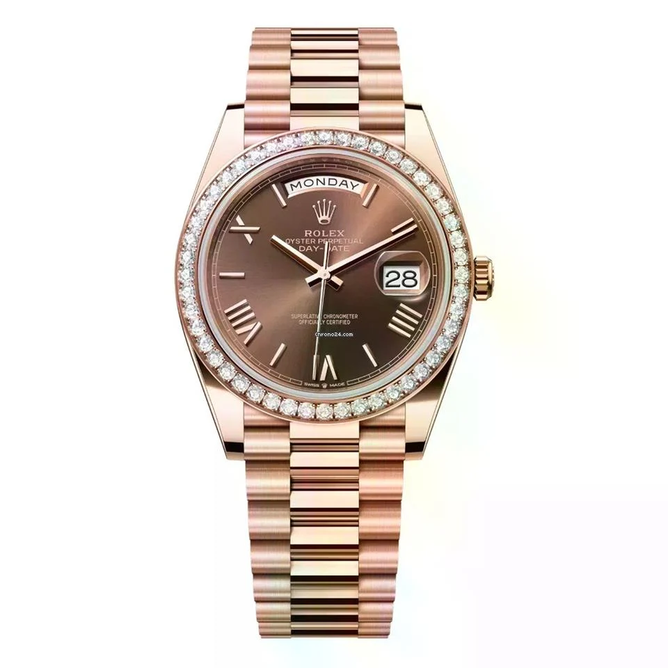 Superclone Rolex Day-Date 40 mm Chocolate Dial 228345RBR