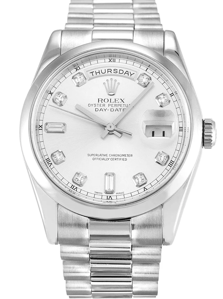 Rolex Day-Date II 40mm Silver Dial 218239