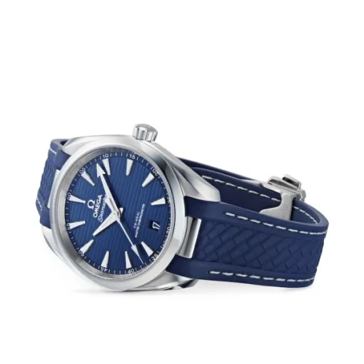 Omega Seamaster Aqua Terra Men Automatic Blue Rubber Watch O22012382003001