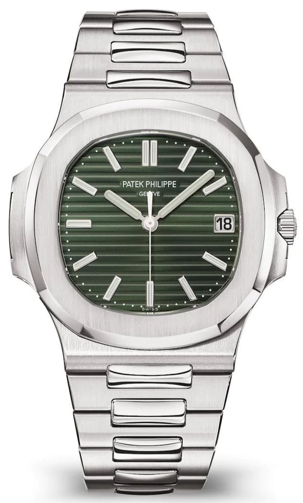 Patek Philippe Nautilus Automatic Olive-Green Dial Watch 5711/1A-014