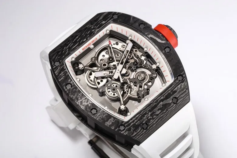 Richard Mille RM055 Black Carbon Fiber Watch