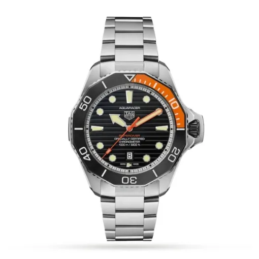 TAG Heuer Aquaracer Men Automatic Black Titanium Watch WBP5A8A.BF0619