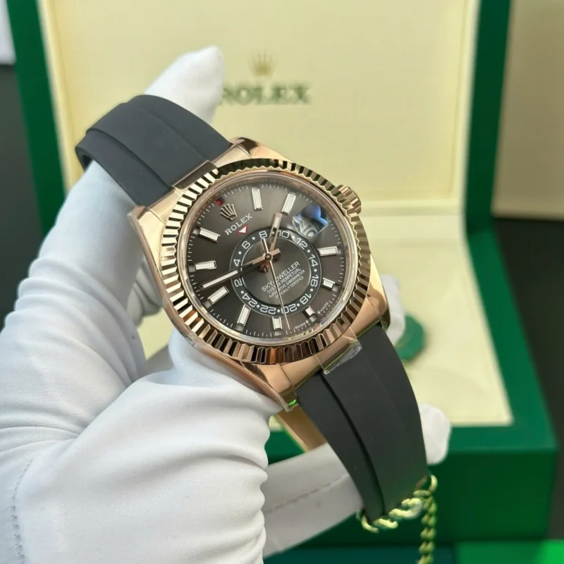 Superclone Rolex Sky-Dweller 42 mm Slate Dial 336235