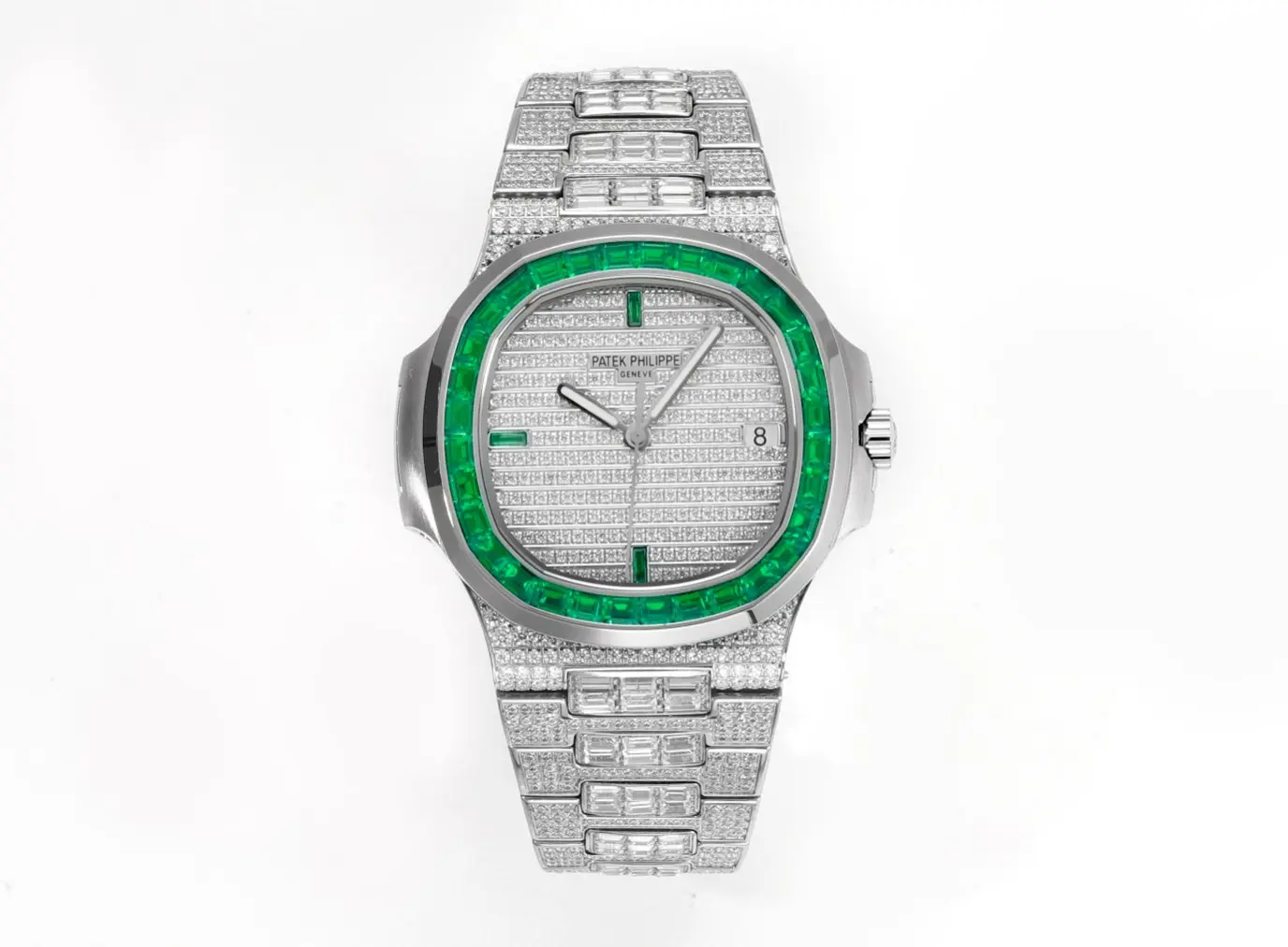 Patek Philippe Nautilus Platinum Green Watch